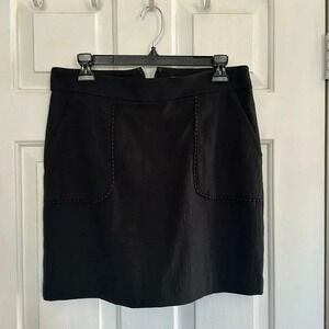 Loft Black Mini Skirt size 8P